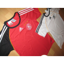2 Adidas Deutschland Training  Trikot Jersey Maglia Camiseta WM 06 Weiß Rot 164