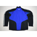 Adidas Trainings Jacke Sport Jacket  Track Top Soccer Jumper Mesh Casual Blau M