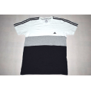 3 Adidas T-Shirt TShirt Hemd Vintage Casual Retro Oldschool Fashion 90er 90s M