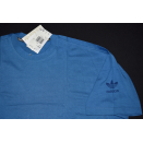 Adidas T-Shirt TShirt Vintage Deadstock 90er 90s Trefoil Blau Grafik Graphik M