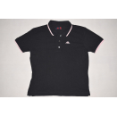 Kappa Polo Shirt Poloshirt Maglia Maillot Jersey Casual Rosa Pink Schwarz Gr. L