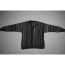 Enzo Lorenzo Pullover Strick Knit Sweatshirt Sweater Jumper Streifen Winter ca L