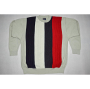 Strick Pullover Sweater Knit Sweat Shirt Vintage Strefen...