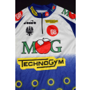 Diadora Fahrrad Rad Trikot Jersey Maillot Camiseta Maglia Bianchi MOG  6 ca L
