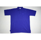 Adidas Polo Poloshirt T-Shirt Vintage Blau Blue Trefoil...