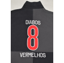 Nike Polo Shirt Diabos Vermehlos Manchester United Benfica Lisboa Ultras Gr. XL