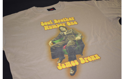 James Brown T-Shirt Soul Brother Number One Funk Band Vintage Zion Rootswear XL