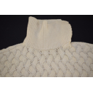 Rolli Strick Pullover Knit Sweater Schur Wolle Winter West Germany 80s Damen 36