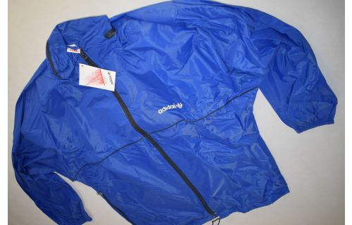 Adidas Regen Jacke Windbreaker Jacket Coat Rain Wear Nylon Vintage 90er D 3 NEU