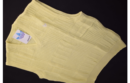 Adidas Pullunder Pullover Sweater Tennis Vintage 80er 80s Austria D 46 NEU OVP