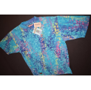 Invicta T-Shirt Batik Tye Dye 80er 90er Vintage Deadstock All over Print S NEU