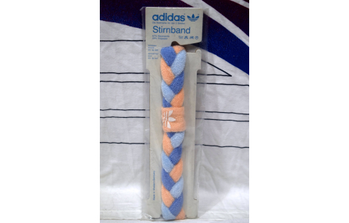 Adidas Stirnband Head Schweiß Sweat Band Trefoil Vintage Deadstock 80er 80s NEU