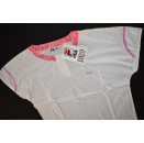 FILA T-Shirt Trikot Jersey Maglia Camiseta Graphik Vintage Italia Tennis 42 NEU