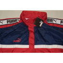 Puma Regen Jacke Rain Wind Jacket Coat Windbreaker 80s 90s Nylon Glanz Vintage L NEU