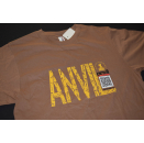Anvil T-Shirt Berlin Bär BBB  Fashion Vintage Nerd Shirt Collector Braun M NEU