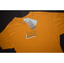Nike T-Shirt Graphic Block Logo Vintage Deadstock Gelb...