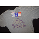 Kappa T-Shirt TShirt Team USA 90s 90er Grau Grey Casual Sport Italia Italy M NEU