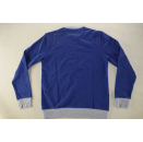 Fred Perry Pullover Sweater Crewneck England Casual Wear Clean Blau Blue Gr. M