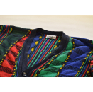 Carlo Colucci Pullover Jacke Cardigan Sweatshirt Strick Sweater Vintage 54 L-XL