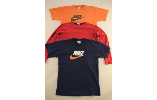 3x Nike T-Shirt TShirt Sport Just Do It Vintage Spellout Swoosh Classic Gr. M