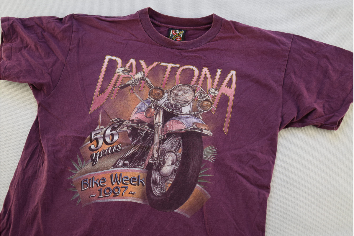 3D Emblem T-Shirt Vintage Daytona Bike Week 1997 90s 90er USA 
