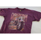 3D Emblem T-Shirt Vintage Daytona Bike Week 1997 90s 90er USA Purple Motorrad XL