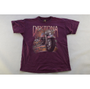3D Emblem T-Shirt Vintage Daytona Bike Week 1997 90s 90er USA Purple Motorrad XL