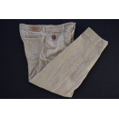 Trussardi Jeans Hose Pant Trouser Vintage Denim Braun Beige Kord Cord 34 48