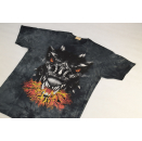The Mountain T-Shirt Animal Print Dragon Fire Leh Batik All over Print Tye Dye  XXL
