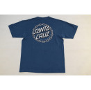 Santa Cruz T-Shirt TShirt Vintage NHS Chains Big Logo Skateboard Blau Blue Gr. M