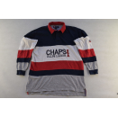 Chaps Golf Ralph Lauren Polo Shirt Rugby Longsleeve Spellout Vintage Casual M