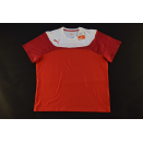 Puma T-Shirt Tshirt Sport Fittnes Lifestyle Jogging  Laufen Running Rot Weiß XL