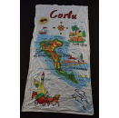 Corfu Strand Tuch Beach Towel Comic Graphik Sommer Teneriffa Vintage WindSurfer