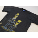 The Simpsons T- Shirt Bart Homer Men in Black 1997 Tee Vintage 90s 90er Comic M