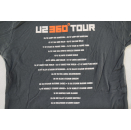 U2 360 T-Shirt Tour Rock Pop Band Berlin Barcelona Paris Amsterdam London 2009 S