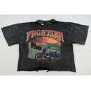 Harley Davidson T-Shirt Motor Rad Cycles 1996 Bison Frontier destroyed trashed M