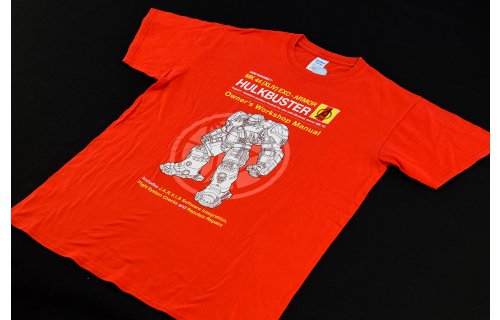 Hulkbuster T-Shirt Tshirt Marvel Comic Stark Industries Ironman Comic Anime Gr L