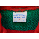 Benetton Pullover Sweater Jumper Sweatshirt Grün Vintage Fashion Kids XL ca. S-M