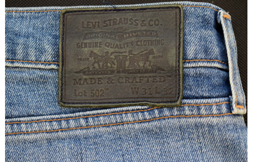 Levis Jeans Hose Levi`s Pant Trouser 502 Denim Straight Big E 
