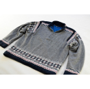 Crane Strick Pullover Winter Sweater Sweatshirt Sehr Warm Thermo Merino Wolle 56
