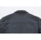 Karl Lagerfeld Jacke Mantel Jacket Chaqueta Giacchetta Coat Grau Winter Wolle 60
