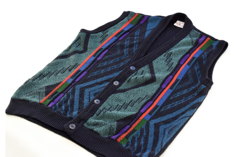 Vintage Pullunder Cardigan Pullover Jacke Sweater Jumper Vintage Wolle 50 M-L