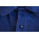 Boss Polo T-Shirt TShirt Hemd Blau Golf Oldschool Casual Hugo Sport Vintage  M-L