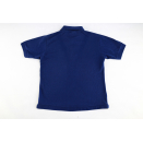 Boss Polo T-Shirt TShirt Hemd Blau Golf Oldschool Casual Hugo Sport Vintage  M-L