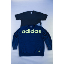 Adidas Pullover Crewneck T-Shirt Sport Sweater Sweat Essentials Blau Blue XL