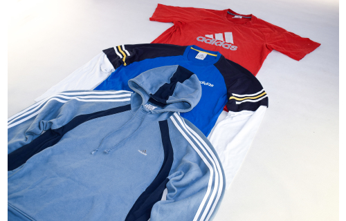 3x Adidas T-Shirt TShirt Longsleeve Pullover Kapuze Top Pack Fitness Workout L