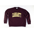 Carhartt Pullover Sweat Shirt Sweater Crewneck Division Casual Spellout Damen M