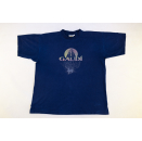 Gaudi T- Shirt TShirt Art Kunst Bild Print Vintage VTG Sagrada Família Blau Gr L