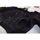 Levis Jeans Winter Jacke Jacket Sherpa Teddy gefüttert Denim Schwarz Cord Kord S