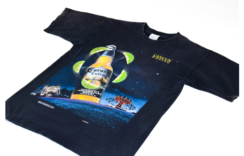 Corona T-Shirt Vintage Cancun Mexico Tee Pamapromex Beer Print Comic 90s 90s M   Bier Mexiko SIngle STich